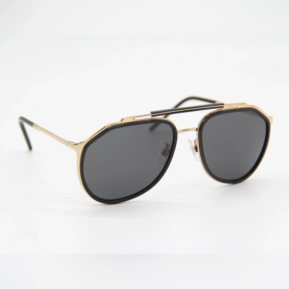 NEW DOLCE&GABBANA DG2277 02/87 DOLCE&GABBANA SUNGLASSES DG 2277 BLACK GOLD